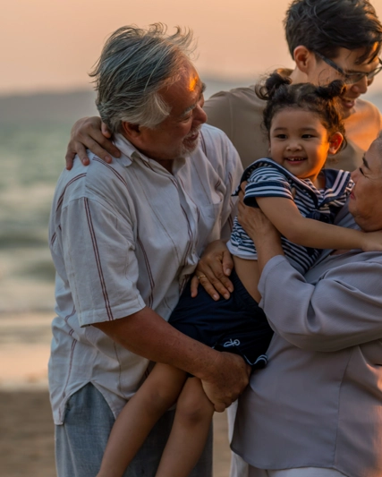 Front page family image